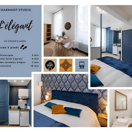 L'Elegant, Charmant Studio Hyper Centre Gare 800M Agen Dış mekan fotoğraf